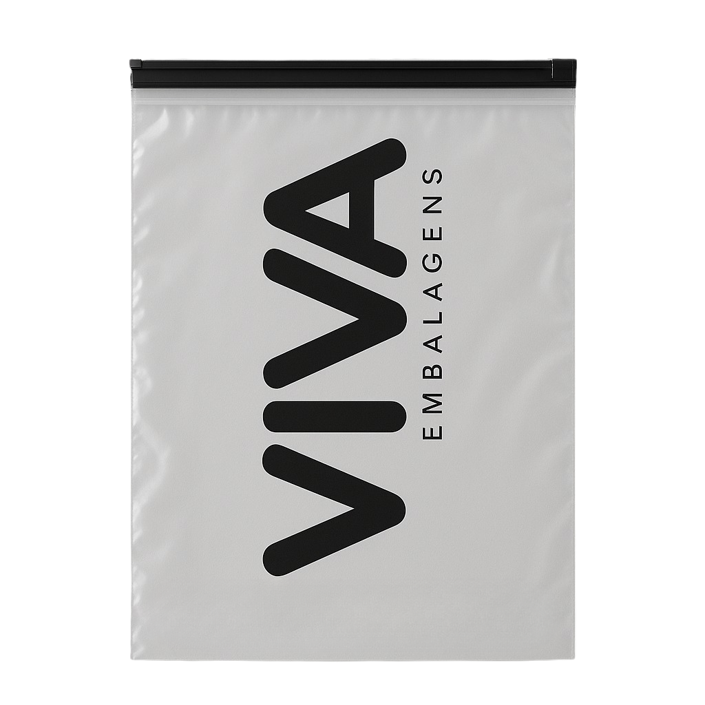 Saco Ziplock com logo